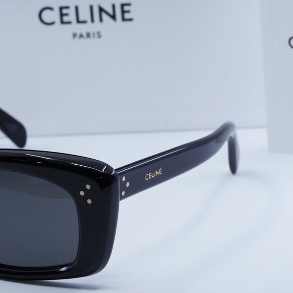 Final Price! Celine CL40259I 01A Black Grey Sunglasses - Picture 4 of 10